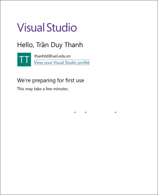 Cài đặt Visual Studio 2019 h8